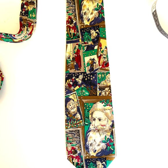 TWO Robert Talbott SPECIAL CHRISTMAS HOLIDAY 100% Silk Hand Sewn Tie LIMITED - Picture 4 of 15